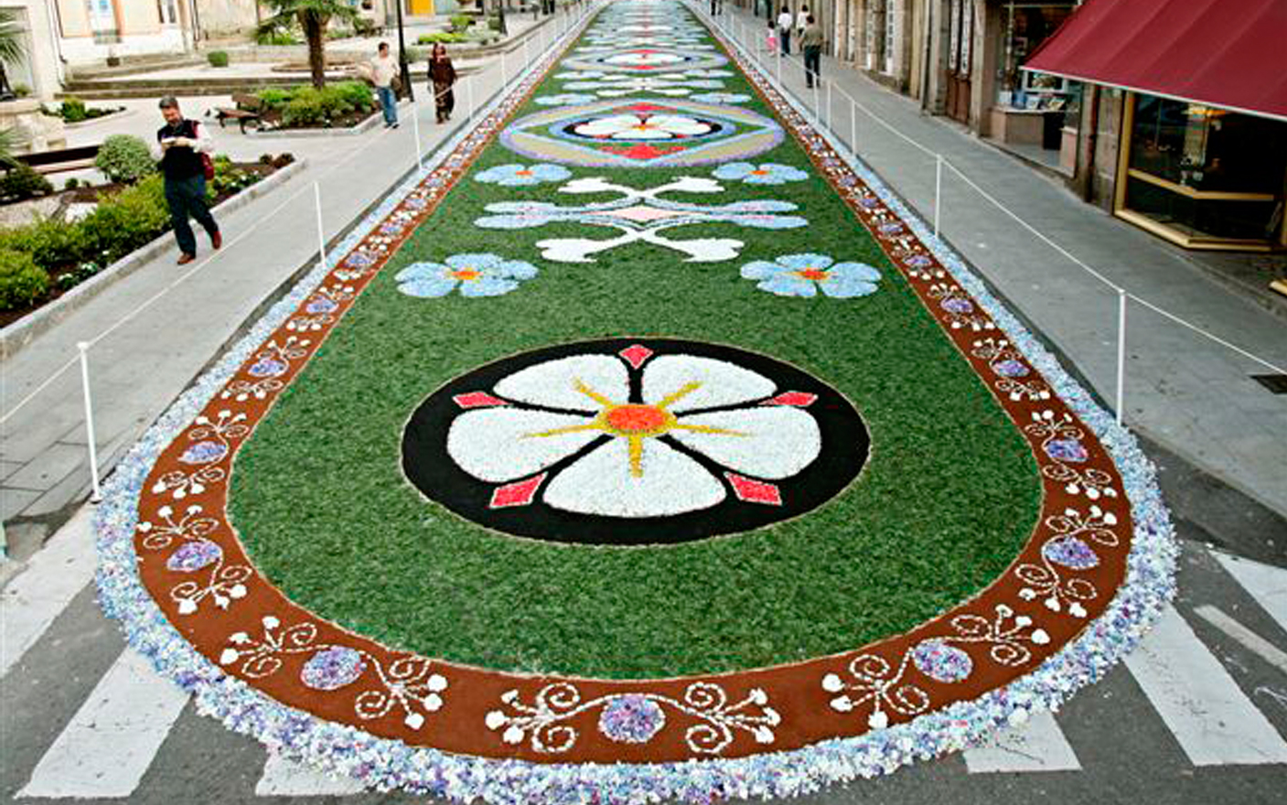 alfombras de corpus de POnteareas